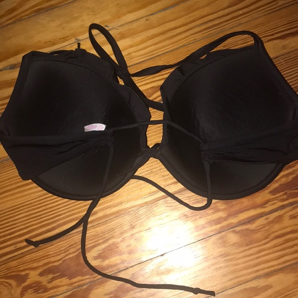 Black Victoria’s Secret Ruffled Swimsuit Top - Picture 4 of 4